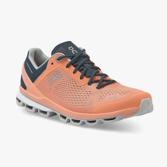 On Running Shoes - New in Box On Cloudsurfer Running Shoes Size 7.5 Coral Navy